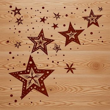 A geometric star design created in vector format as clip art for various projects.