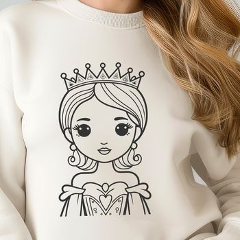 A young female character in royal attire, depicted as a princess.