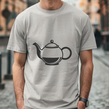 Tea pot graphic design element