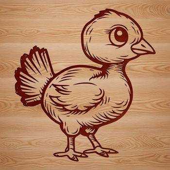A realistic illustration of a domesticated turkey standing on grass.