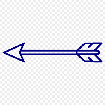SVG arrow for cutting machine templates