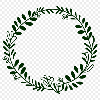 A floral design in vector format, ideal for various cutting machines and stencils.