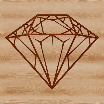 A geometric shape with pointed ends and flat sides, suitable for use in graphic design projects.