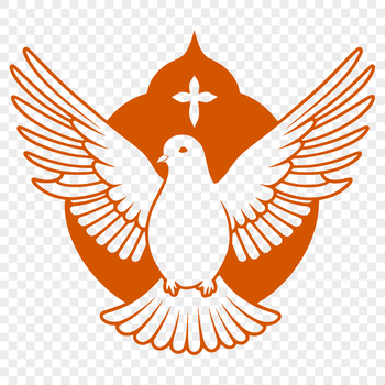A white dove perched on a branch against a simple background, representing peace.