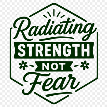 Inspirational quote about surviving cancer.