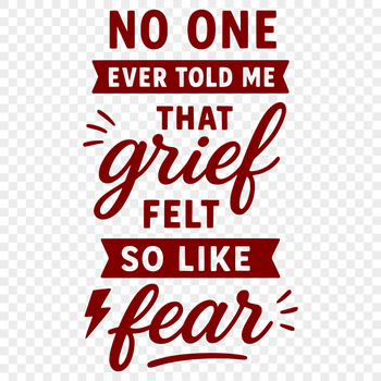 A collection of inspirational quotes about grief, designed as a free vector art download for personal or commercial use.