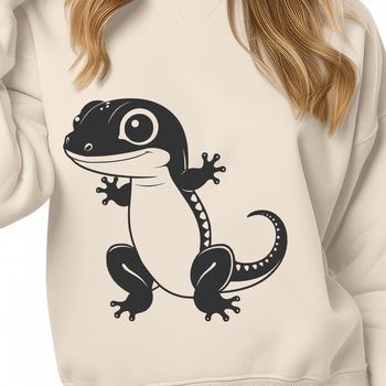 A high-resolution vector illustration of a salamander.