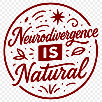 Neurodiversity quotes illustration featuring inspirational messages for individuals with ADHD and autism.