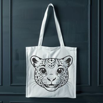 A detailed illustration of a jaguar's head, featuring the distinctive markings and features of this big cat species.