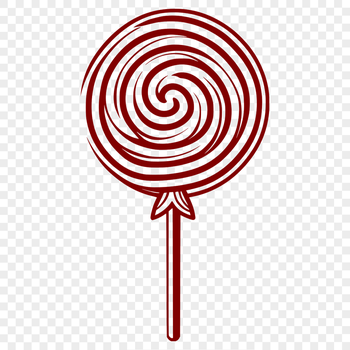 Vector graphic design of a sweet treat, perfect for crafting or digital projects.