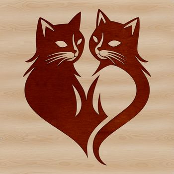 A digital illustration of a cat's head, suitable for various design applications.