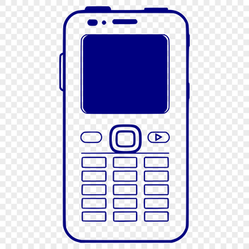 A modern smartphone with sleek design and touchscreen interface.