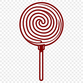 Colorful lollipop graphic designed as vector art for various uses.