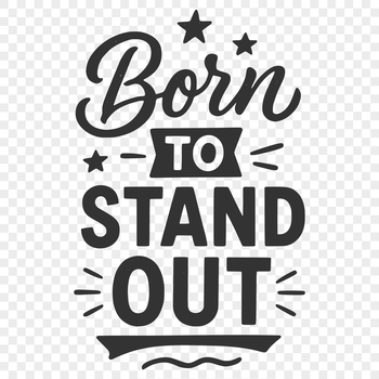 SVG illustration of motivational quotes for self confidence and empowerment