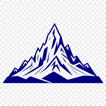 A detailed, scalable representation of a mountain landscape.
