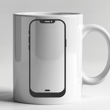 A vector illustration of a mobile phone, ideal for digital design projects.