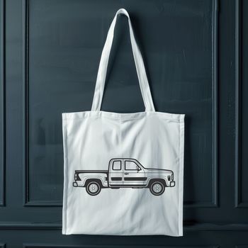 A digital illustration of a pickup truck, designed as a vector graphic suitable for cutting and engraving.