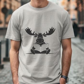 A wild animal, a large mammal with antlers, depicted in vector art style.