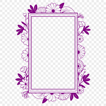 Decorative frame vector art illustration