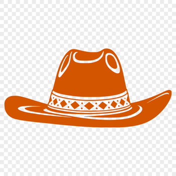 A classic Western-style cowboy hat with wide brim and high crown.