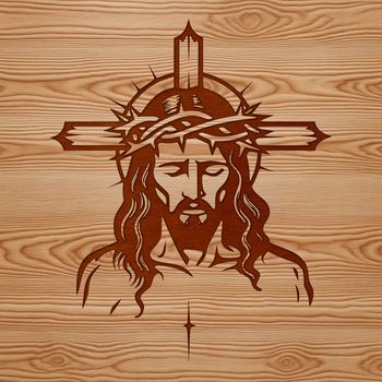 A simple vector illustration of a Christian crucifix, suitable for various designs.