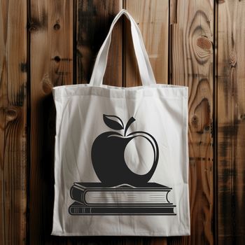A digital illustration of a traditional Apple Book textbook, suitable for educational purposes and vector design.
