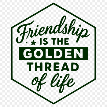 A heartwarming collection of quotes about friendship in vector format, suitable for commercial or personal use.