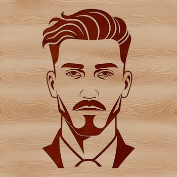 A high-quality illustration of a male figure in a neutral pose.