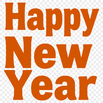 Vector illustration of a new year's theme with quotes and inspirational messages.