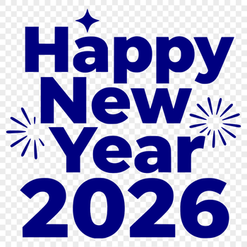 New Year's quotes and decorations in vector format, ideal for cutting machines and DIY projects.