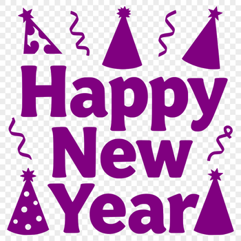 A minimalist illustration of a new year's theme, suitable for commercial use and downloads.