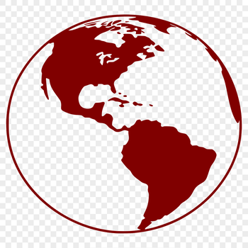Digital illustration of a planet Earth, suitable for vector design projects.