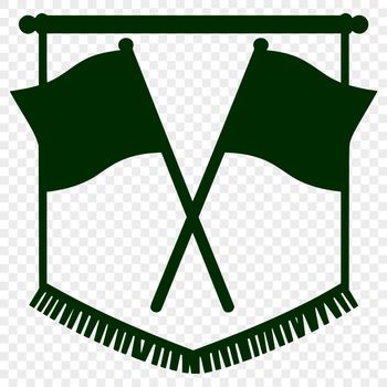 A digital representation of a flag icon in vector format.