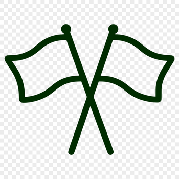 Illustrative flag icon designed as a vector graphic.