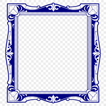 A digital design template featuring a decorative frame element, ideal for vector art projects.