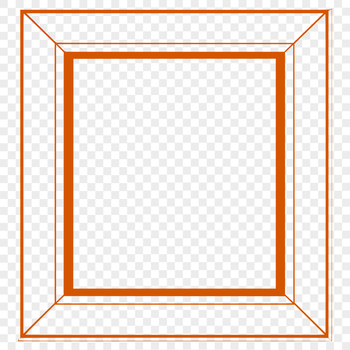 A simple vector design for creating custom frames using digital cutting machines.