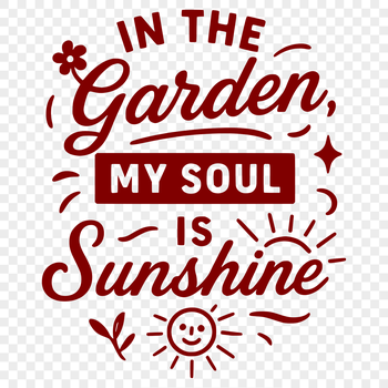 A collection of inspirational gardening quotes designed as a free SVG file for digital use.
