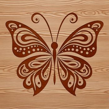 A colorful butterfly with intricate details, perfect for vector art designs.