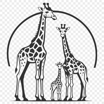 A tall mammal with a distinctive coat pattern and long neck.