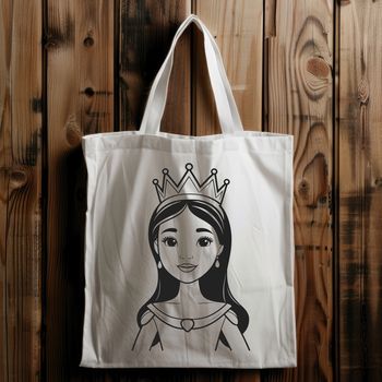 An illustration of a young female princess in a medieval-inspired setting.