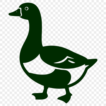 A white bird with brown neck feathers standing on grass.