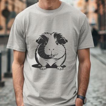 Illustration of a guinea pig, suitable for use in digital designs and crafts.