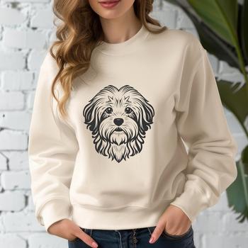 A white dog breed with long, fluffy hair, commonly kept as a pet.