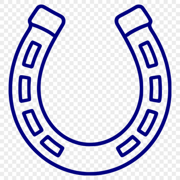 SVG horse shoe file for Cricut and laser cutting projects