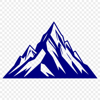 Mountain illustration in vector format.