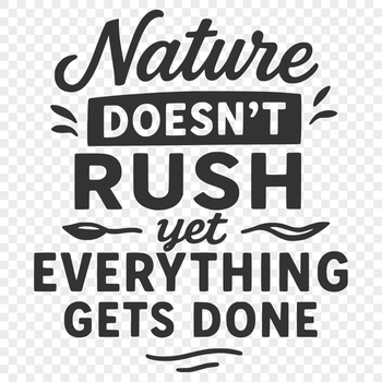 A collection of inspirational quotes about nature in a simple vector format suitable for various digital applications.