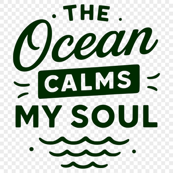 SVG graphic with inspirational quotes about nature for personal and commercial use.