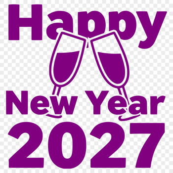 New Year's countdown with inspirational quotes and fireworks on a black background.