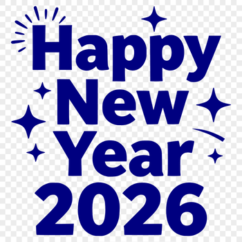 Countdown to 2026 with this free vector art illustration of a new year's theme, suitable for commercial or personal use.
