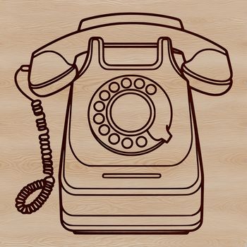 A high-resolution digital phone icon in a vector format.
